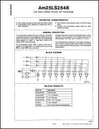 Click here to download AM25LS2548PC Datasheet