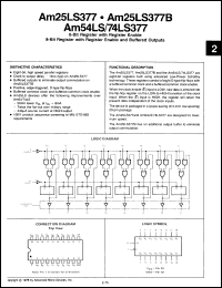 Click here to download AM54LS377JB Datasheet