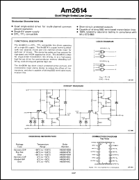 Click here to download AM2614PC Datasheet