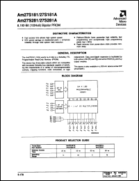 Click here to download AM27S281PCB Datasheet