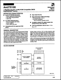 Click here to download AM27X100-150PI Datasheet