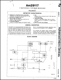 Click here to download AM29117GC Datasheet