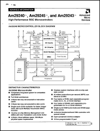 Click here to download AM29245-16KC/W Datasheet