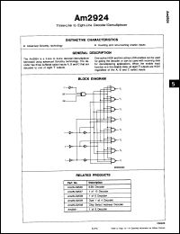 Click here to download AM2924DMB Datasheet