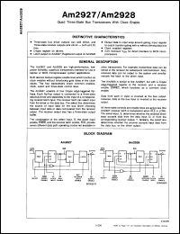 Click here to download AM2927DCB Datasheet