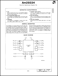 Click here to download AM29334GCB Datasheet