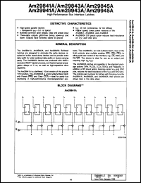 Click here to download AM29941ADE Datasheet