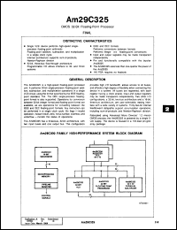 Click here to download AM29C325/BZC Datasheet