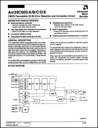 Click here to download AM29C660DJC Datasheet