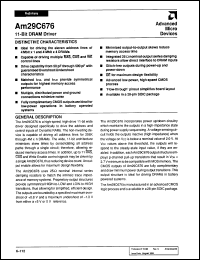 Click here to download AM29C676SC Datasheet