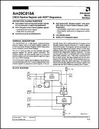 Click here to download AM29C818/B3A Datasheet