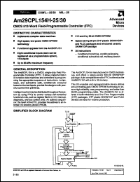 Click here to download AM29CPL154H30DC Datasheet