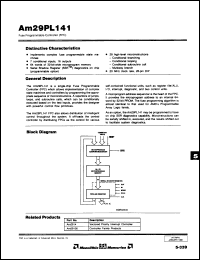 Click here to download AM29PL141PC Datasheet
