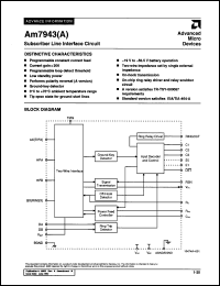 Click here to download AM7943PC Datasheet