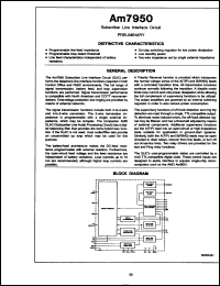 Click here to download AM7950PC Datasheet