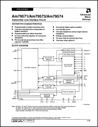 Click here to download AM79573-1DC Datasheet