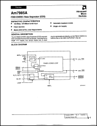 Click here to download AM7985AJCB Datasheet