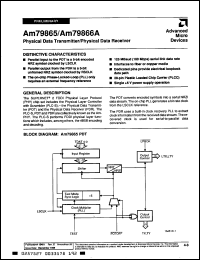 Click here to download AM79866JC Datasheet