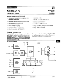 Click here to download AM81EC176-80JCB Datasheet