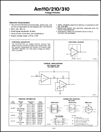 Click here to download LM110F/883 Datasheet