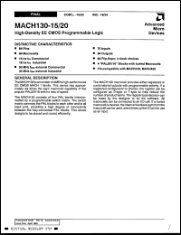 Click here to download MACH130-20/BXA Datasheet