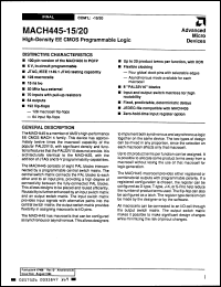 Click here to download MACH445Q25YC Datasheet