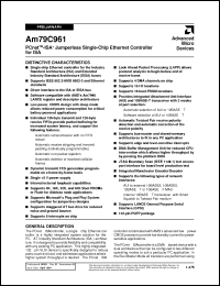 Click here to download AM79C961KC Datasheet