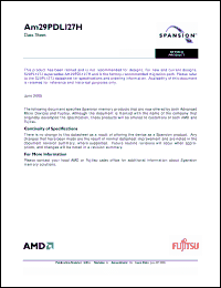 Click here to download AM29PDL127H Datasheet