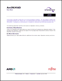 Click here to download AM29LV116D Datasheet