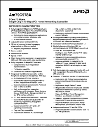 Click here to download AM79C978AKCW Datasheet