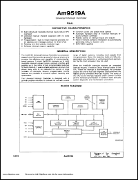Click here to download AM9519APC Datasheet