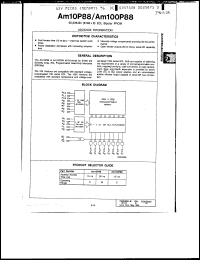 Click here to download AM100P88DC Datasheet