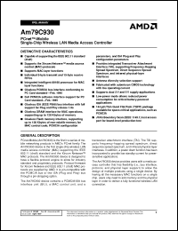 Click here to download AM79C930 Datasheet