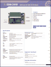 Click here to download ESM-2410 Datasheet