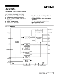 Click here to download AM79514-1JC Datasheet