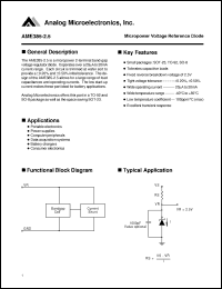 Click here to download AME385BEAT Datasheet