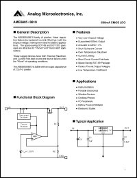 Click here to download AME8805MEGT Datasheet