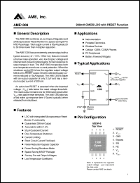 Click here to download AME1300HEQA285 Datasheet