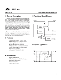 Click here to download AME1505ACDVADJ Datasheet