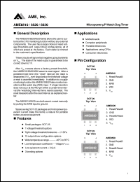 Click here to download AME8510AEEVBDD29 Datasheet