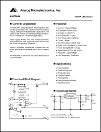 Click here to download AME8804 Datasheet