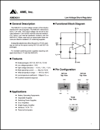 Click here to download AME4311EEEV Datasheet