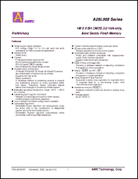 Click here to download A29L008TV-70 Datasheet