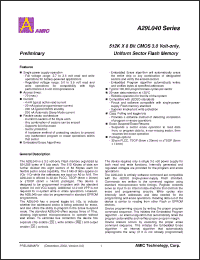 Click here to download A29L040X-70 Datasheet