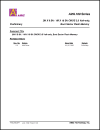 Click here to download A29L160UV-90 Datasheet