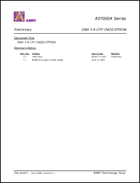 Click here to download A27020A-70 Datasheet