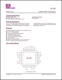 Click here to download A7121 Datasheet