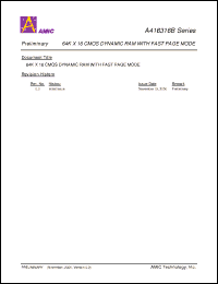 Click here to download A416316BV-30 Datasheet