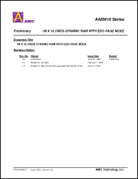 Click here to download A420616V-50 Datasheet