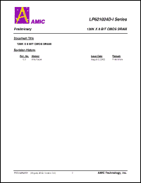 Click here to download LP621024D-55 Datasheet